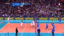 La balle de match de Ngapeth qui offre l’Euro de volley-ball aux Bleus