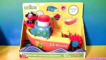 Peppa Pig Pool Party with Captain Elmo & Pirate Mater Bath Water Toys Sesame Street Nickel