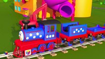 Shapes for kids children grade 1. Learn 3D shapes (geometric solids) with Choo-Choo Train