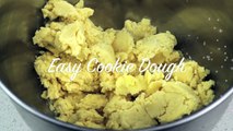 3 INGREDIENTS COOKIE DOUGH RECIPE how to bake easy basic cookies egg free