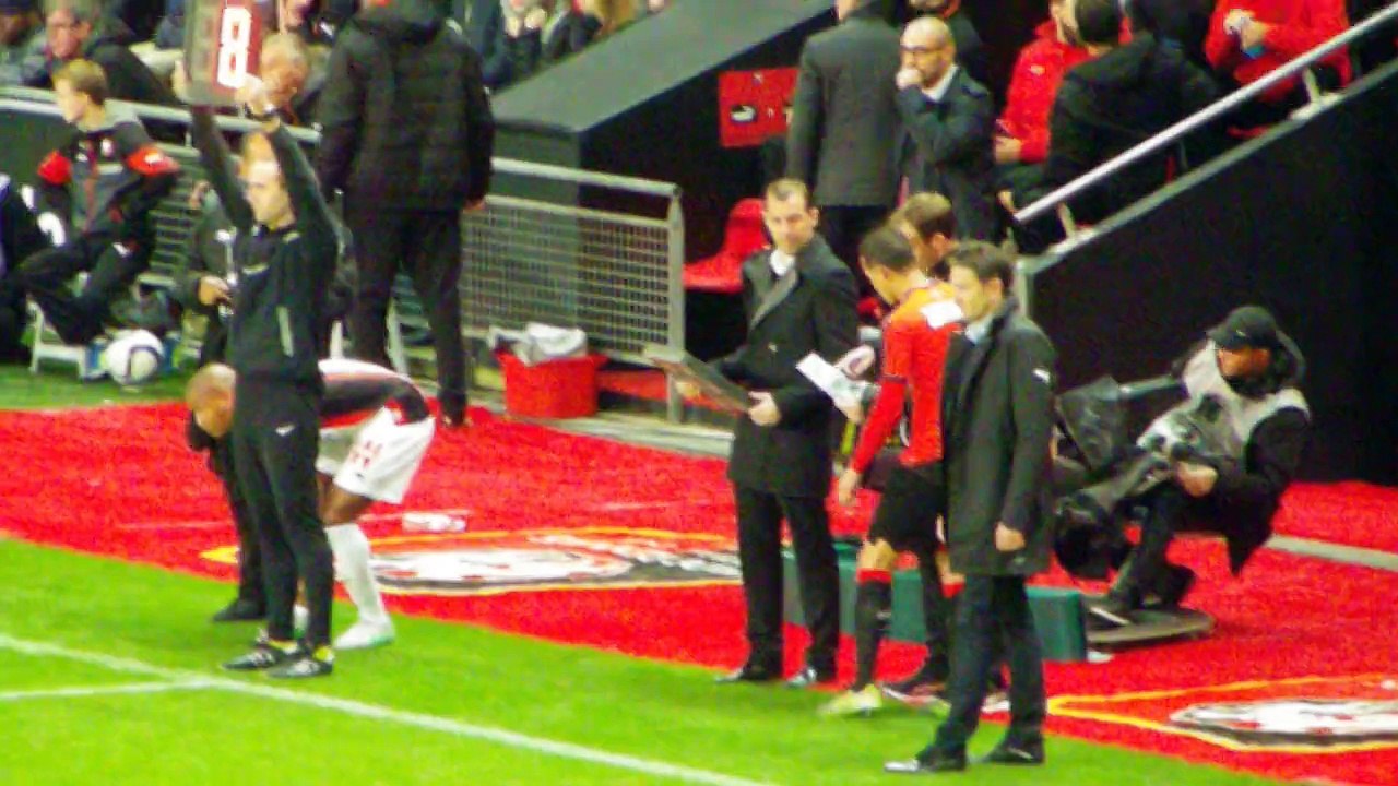 18/10/15 : SRFC-OGCN : changement Baal/Zeffane (66')
