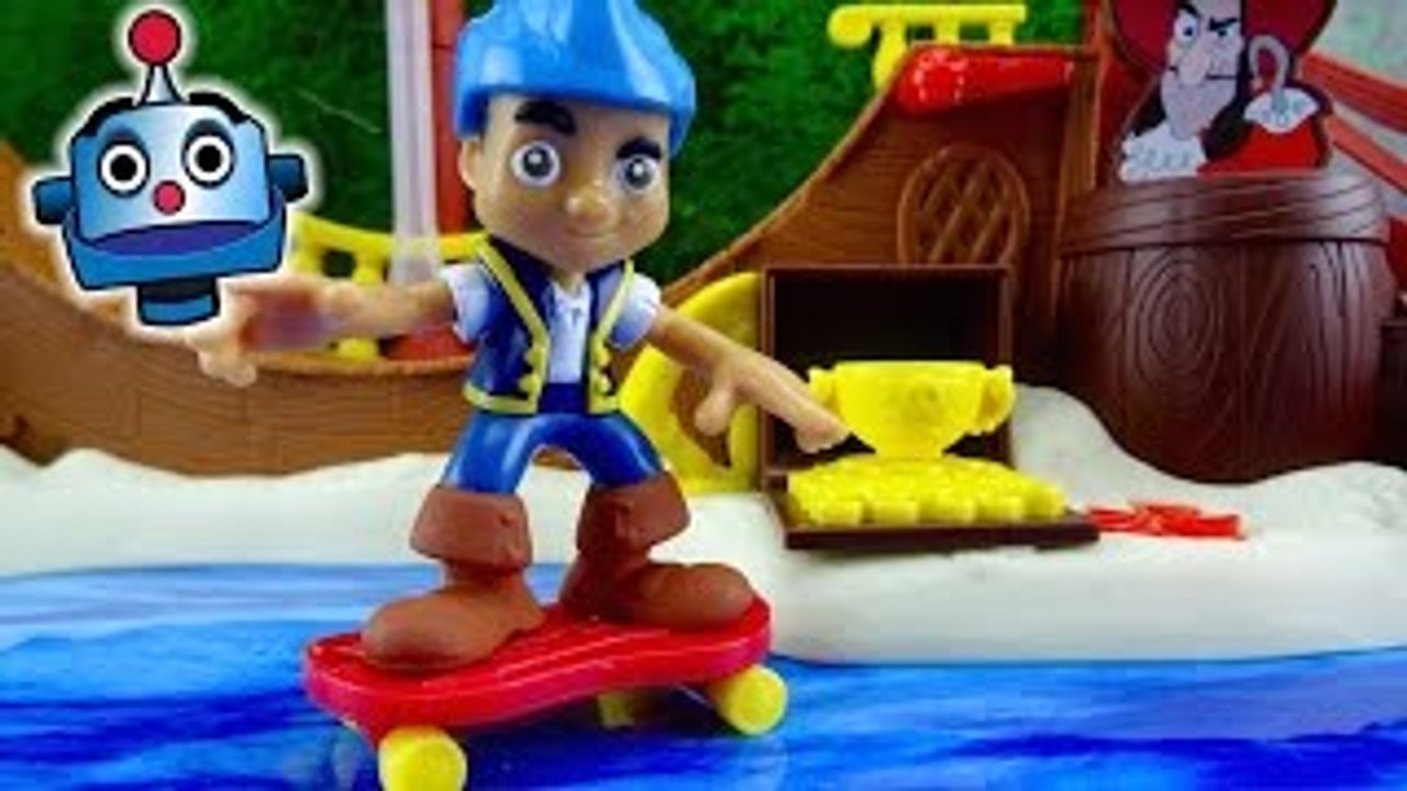 Jake y los Piratas Parque de skate de Nunca Jamás Never Land Skate Park - Juguetes de Jak