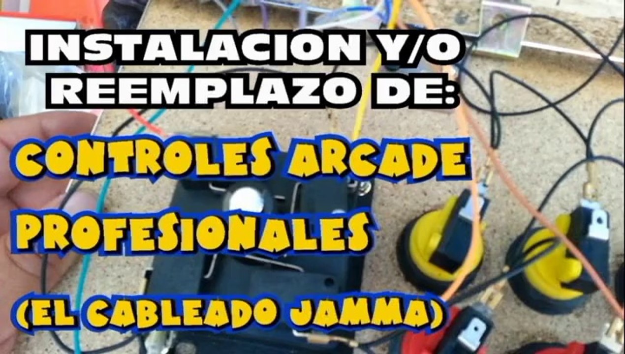 INSTALACION Y/O REEMPLAZO DE CONTROLES ARCADE PROFESIONALES PARTE 2