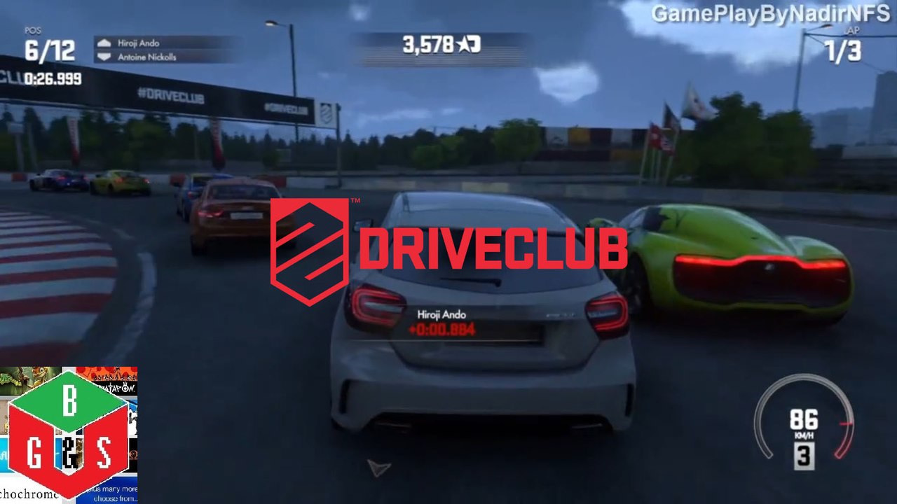 DRIVECLUB - Race in Canada MAPLIEWOOD 01, Mercedes-Benz A45 AMG Gameplay PS4