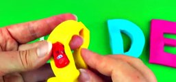 Learn the Alphabet with Play-Doh Surprise Eggs! Toy Story Cars 2 Shopkins Donald Duck Toys FluffyJet [Full Episode]