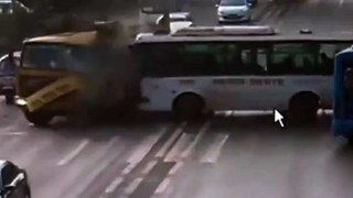 Woman walking on road become the reason of major accident