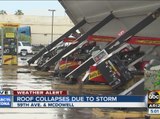 Roof collapses due to storm in west Phoenix