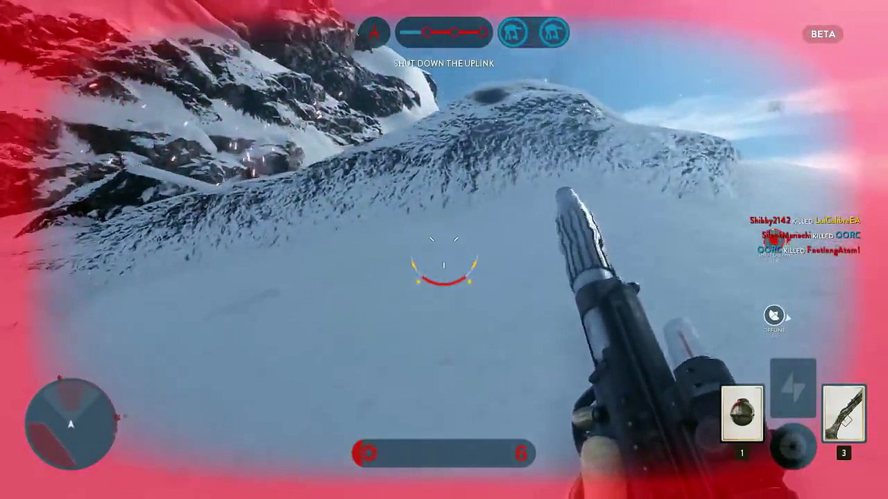 Star Wars Battlefront Beta Darth Vader VS Luke Skywalker! EPIC HERO FIGHT! (SWBF Funny Mom