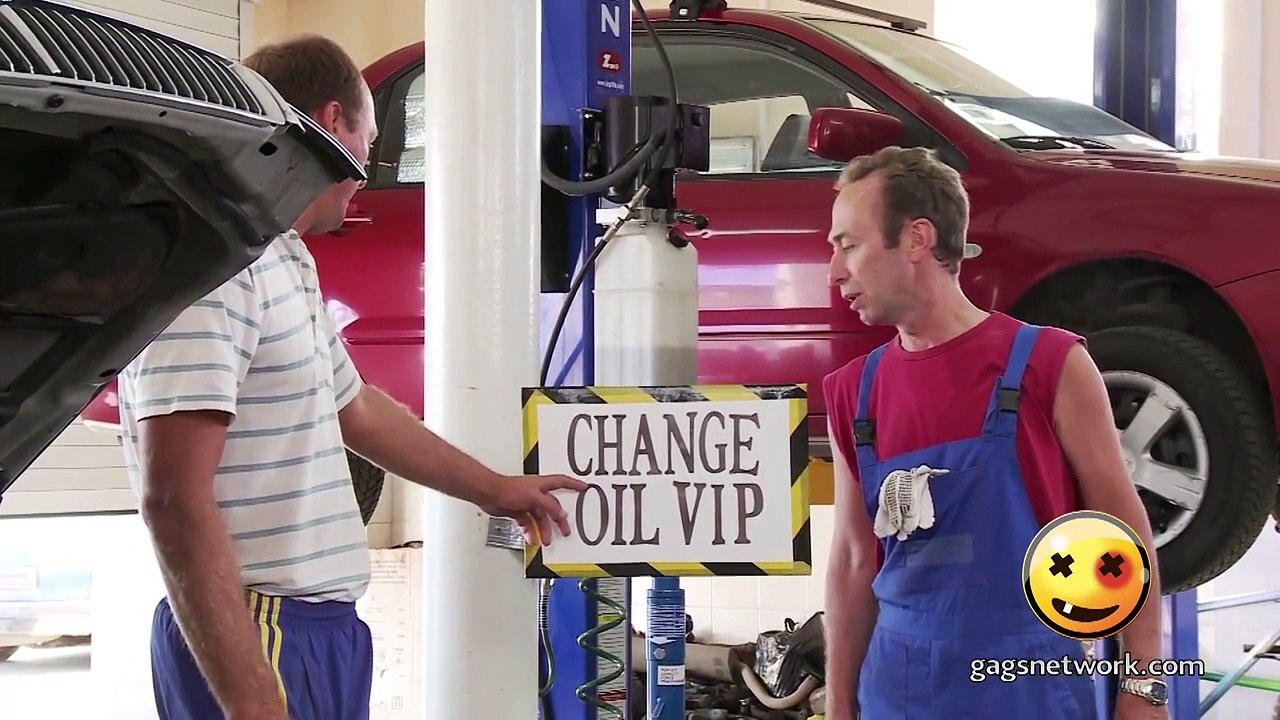 Naked and Funny Best Lube Job Ever (HD)