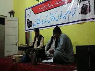 Baharo Ne Jise Chheda Hai-Mukesh-Sunehre Din 1949-On Stage Zarif Ustad