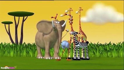 Funny Animals Cartoons Collection | Elephant Does Some Gardening | For Babies by Hooplakid