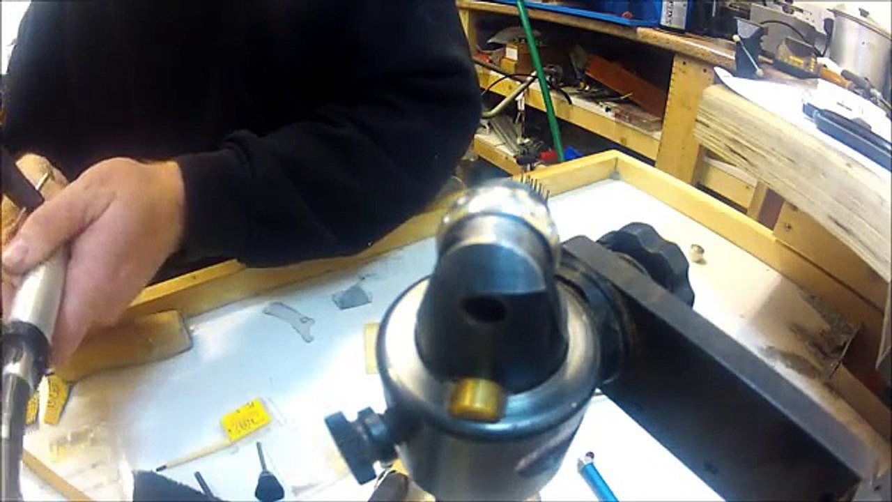 Flush Setting a 2mm brilliant cut stone into a silver ring