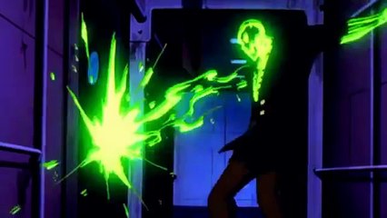 Terry Almost Unmasked by Blight in Batman Beyond