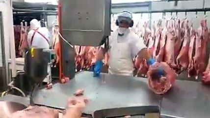 Amazing Meat Making Machine And Amazing Speed By The Worker