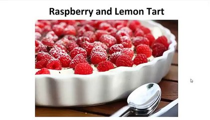 Paleo Desserts - Raspberry and Lemon Tart By A Former Diabetic