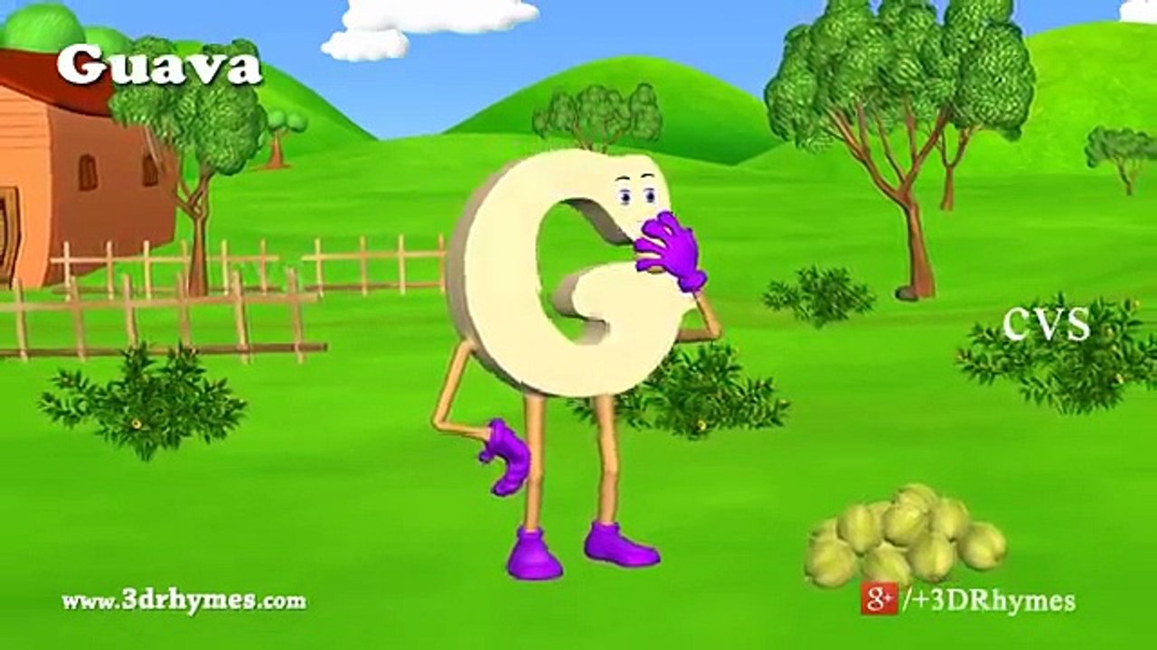 Alphabet Songs   ABC Songs for Children - 3D Animation Learning ABC Nursery Rhymes 3