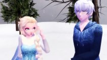 Frozen Elsa X Jack Frost - Anime Version Spanish #Jelsa (1)