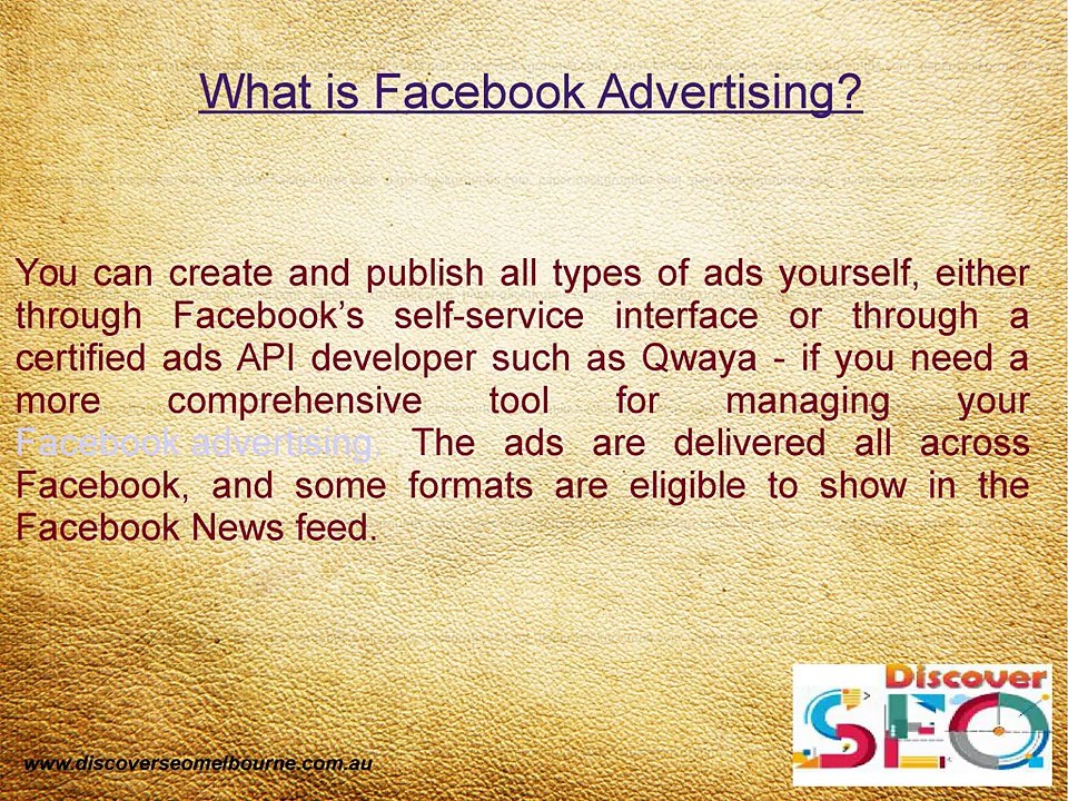 Facebook advertising  services| Discover SEO Melbourne