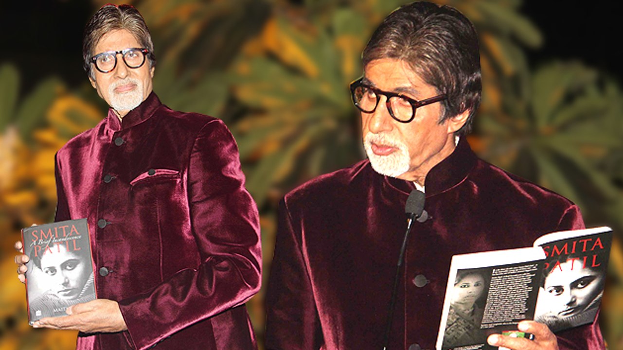 Amitabh Bachchan At Book  Launch Of 'Smita Patil's Biography' Shabana Azmi