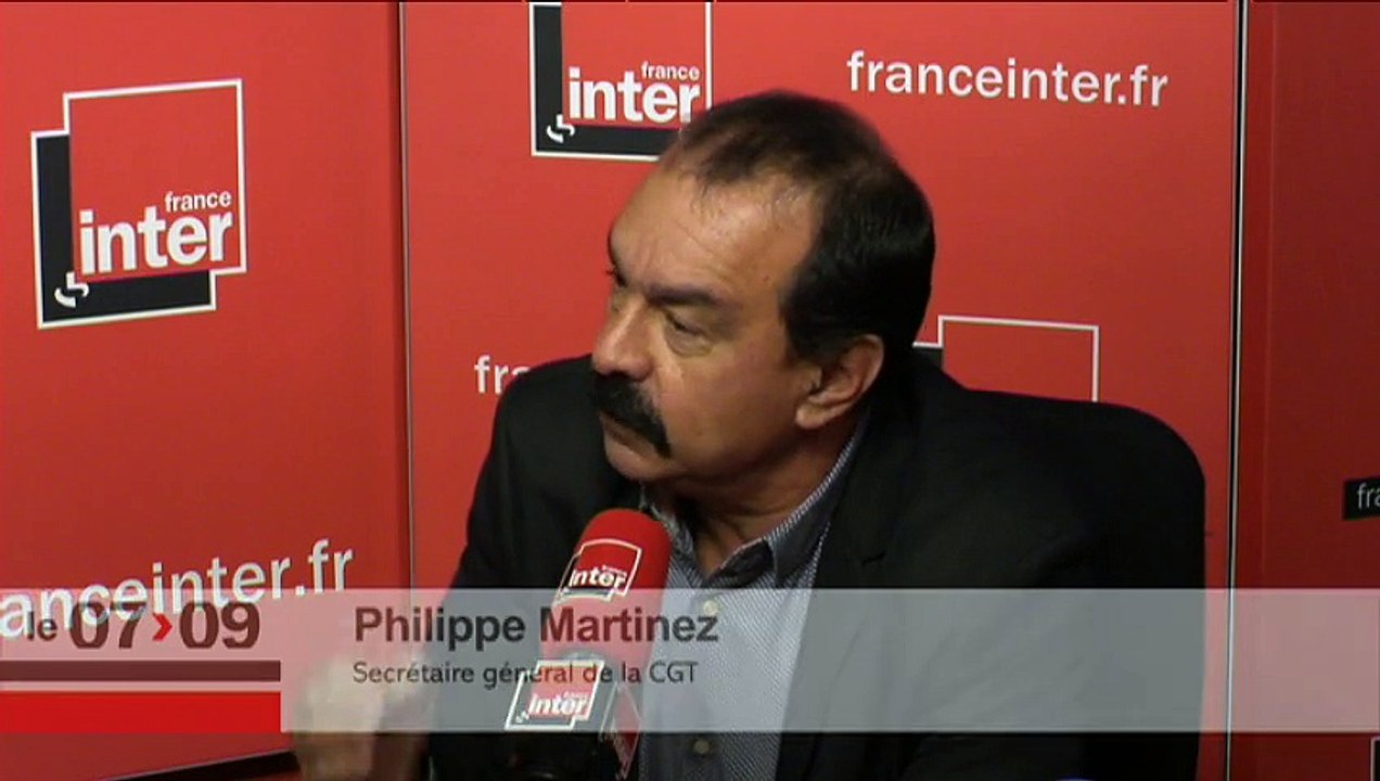 Philippe Martinez : "Le gouvernement a pris parti pour la direction d'Air France"