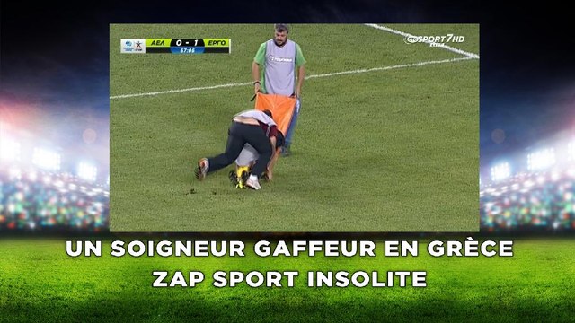 Un soigneur gaffeur en Grèce, zap sport insolite