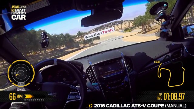 2016 Cadillac ATS-V Hot Lap! - 2015 Best Drivers Car Contender