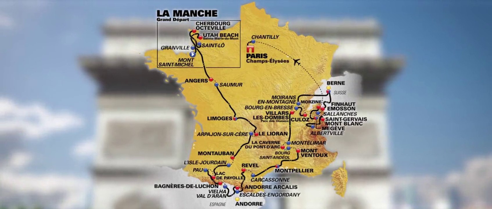 Le parcours 2016 en 3D / The 2016 route in 3D