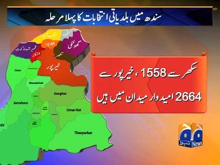 1st phase of Sindh LG polls - 20 October 2015