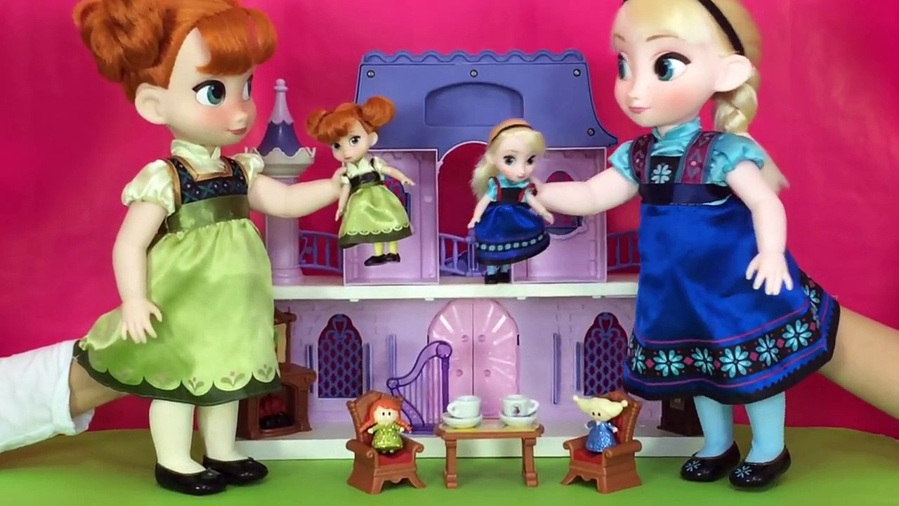 Frozen Mini Movie New 2015 – Elsa and Anna Toys in Dolls House – Frozen Dolls Videos