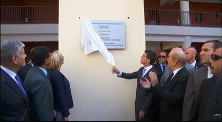 Inauguration du nouveau site du Lycée français du Caire par le Premier ministre le 11 octobre 2015