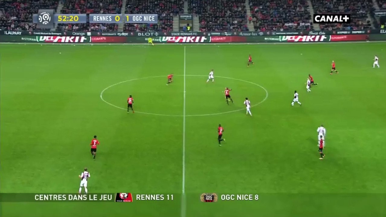 But Hatem Ben Arfa Rennes VS Nice (18-10-2015)