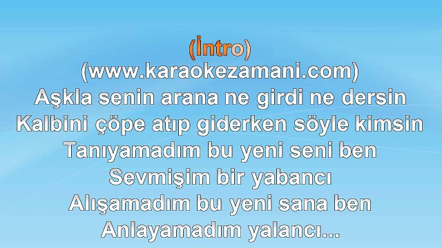 Murat Boz - Kalamam Arkadaş - (2011) TÜRKÇE KARAOKE