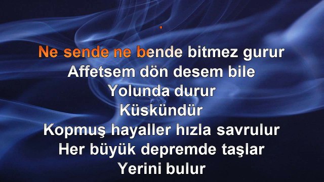 Murat Dalkılıç - Dönmem - 2010 TÜRKÇE KARAOKE