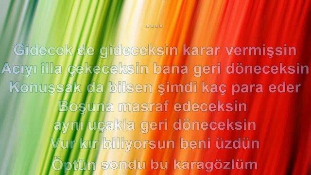 Murat Dalkılıç - Sms - 2014 TÜRKÇE KARAOKE