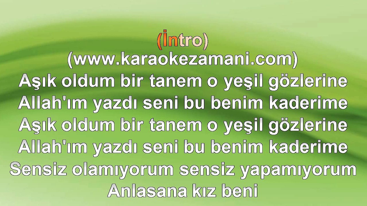 Murat Köse - Sev Beni - (2013) TÜRKÇE KARAOKE