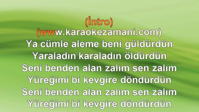 Murat Kurşun - Eğlen Bakalım - 2011 TÜRKÇE KARAOKE