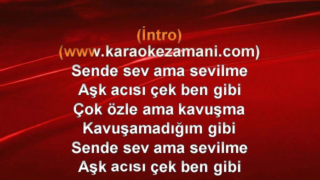Murat Kurşun - Emi - (Yıldız Tilbe) - 2011 TÜRKÇE KARAOKE