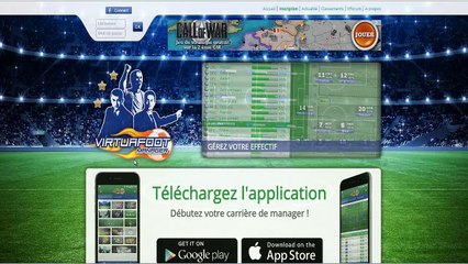 #1 - Virtuafoot Manager - Inscription et présentation du jeu!
