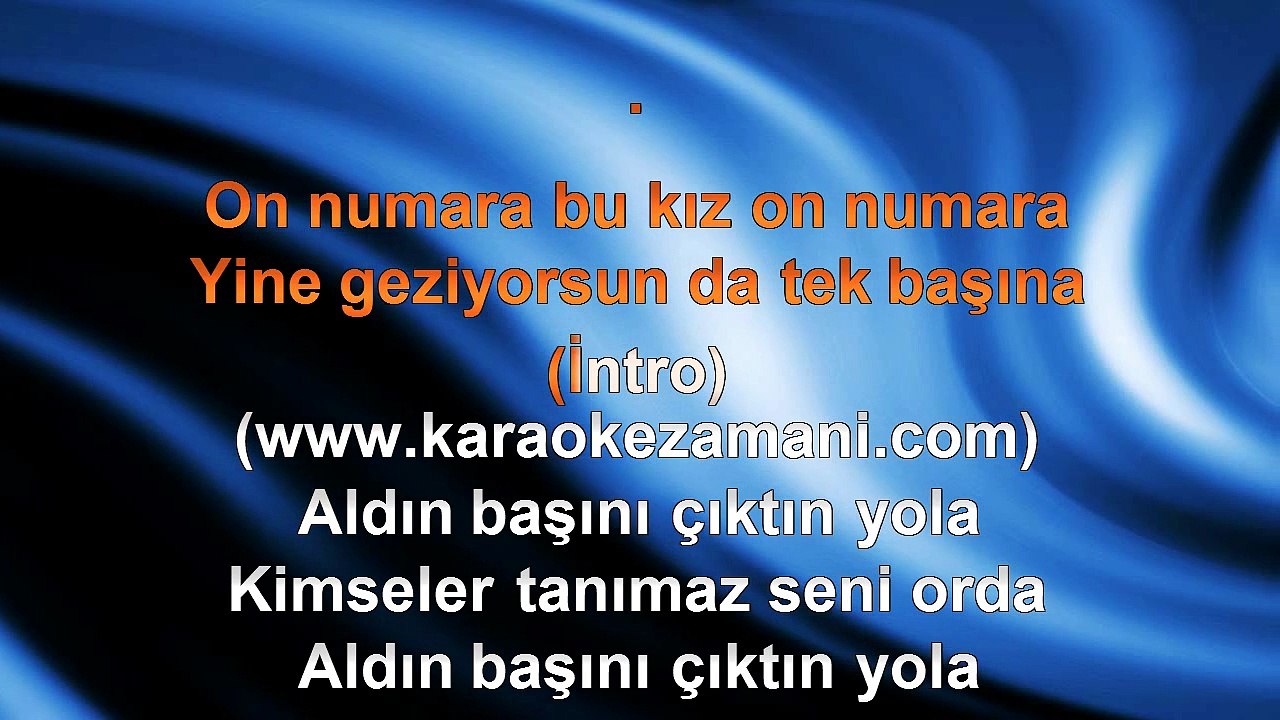 Murat Kurşun - On Numara Bu Kız - 2011 TÜRKÇE KARAOKE