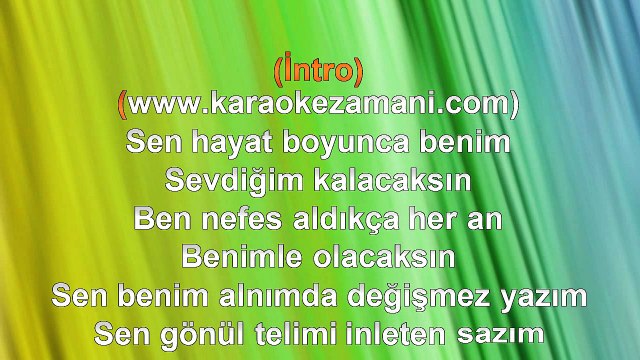 Murat Kurşun - Seni Severdim - 2011 TÜRKÇE KARAOKE