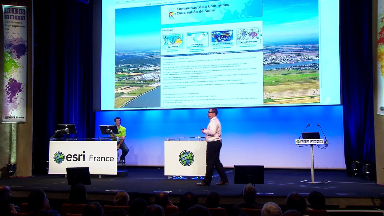 SIG 2015 - Démos Plénière - Communauté de communes Caux vallée de Seine