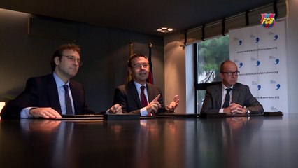 Signatura convenio con la Fundación Medicina Fetal Barcelona