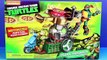 Nickelodeon Teenage Mutant Ninja Turtles TMNT Pizza Thrower Mikey & Raph Launch Pizza At Shredder