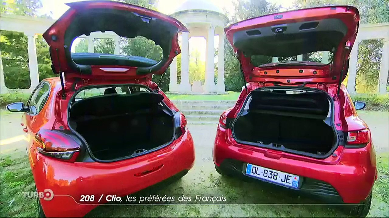 Comparatif : Peugeot 208 (2015) vs. Renault Clio 4 (2015) (Emission Turbo du 18/10/2015)