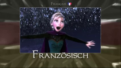 Frozen Let It Go Multilanguage according to German Alphabet