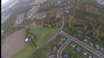 Un parachutiste percute des lignes électriques