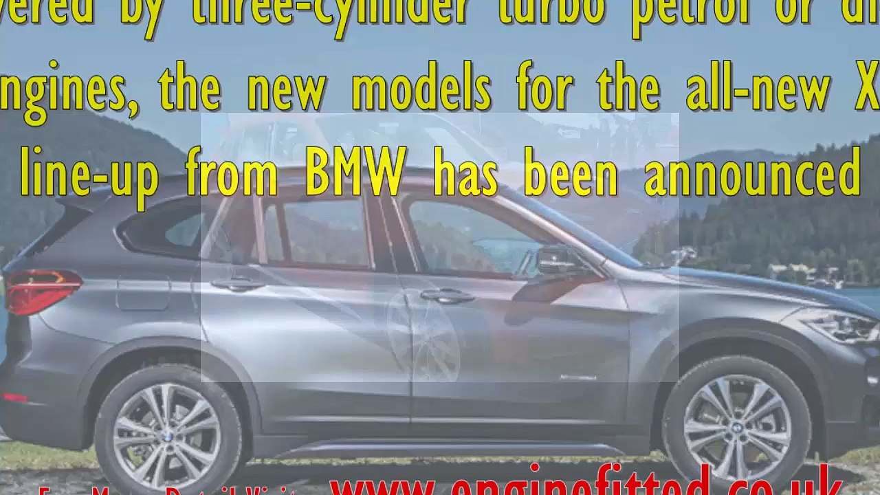 BMW Announces New Models for X1 Line-up