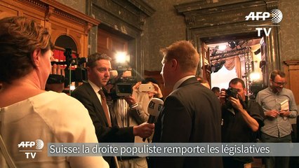 Suisse: la droite anti-immigration remporte un tiers des sièges