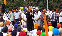 Deedar Gill' Emotional Speech Outside Guru Nanak Dev University Protesting Against Beadbi Of Sri Guru Granth Sahib ji