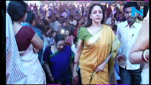 Hema Malini celebrates birthday with little grandson